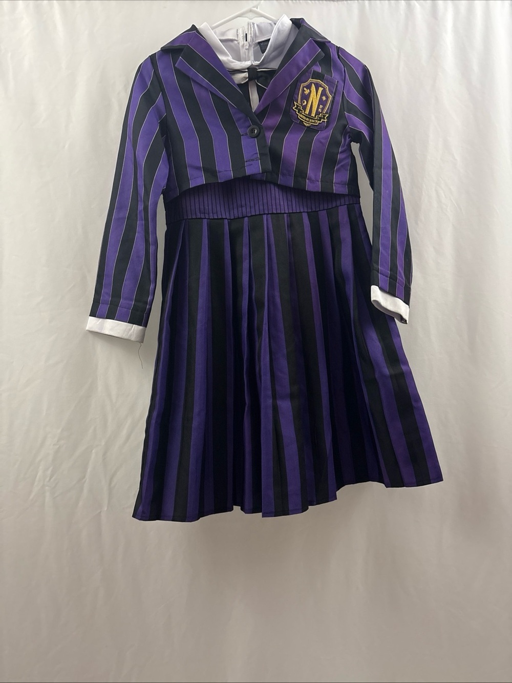 Wednesday Addams Spirit Costume Cosplay Youth Girls Size Large Teenager - Picture 2 of 16
